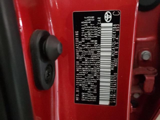 2020 TOYOTA COROLLA XS - 5YFT4RCE6LP008692