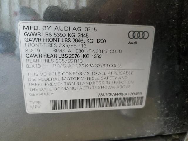 2015 AUDI Q5 PREMIUM - WA1CFAFPXFA120455