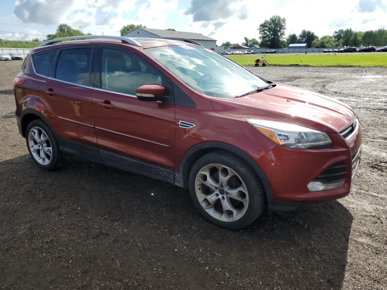 Lot #2821485366 2014 FORD ESCAPE TIT