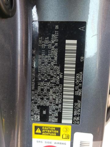 2013 Lexus Rx 350 Base VIN: 2T2BK1BA2DC215403 Lot: 62358634