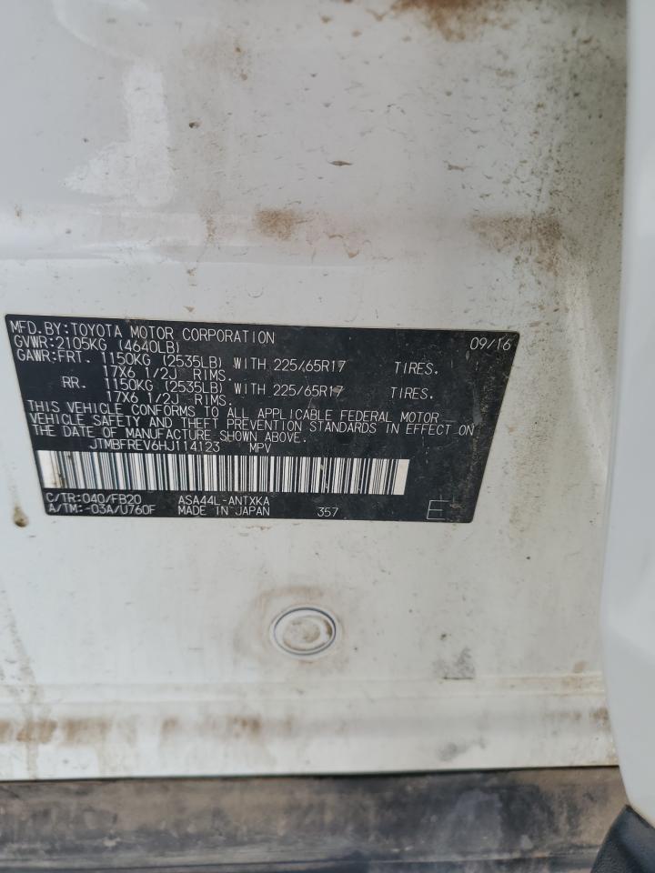 JTMBFREV6HJ114123 2017 Toyota Rav4 Le