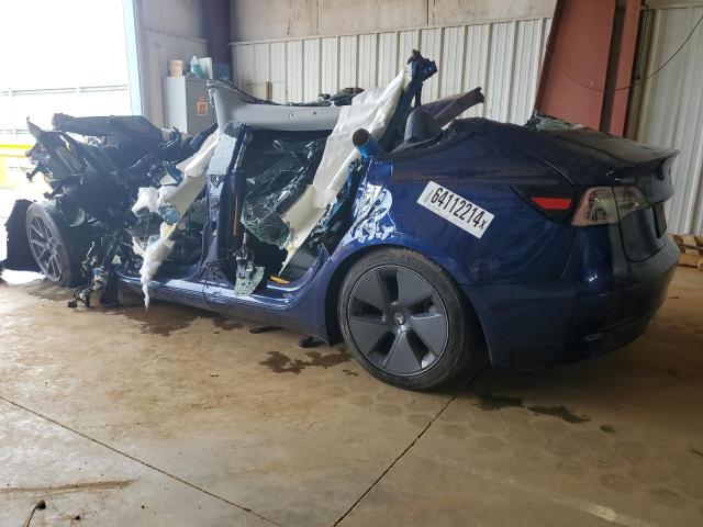 TESLA MODEL 3 2021 blue  electric 5YJ3E1EA4MF976781 photo #3