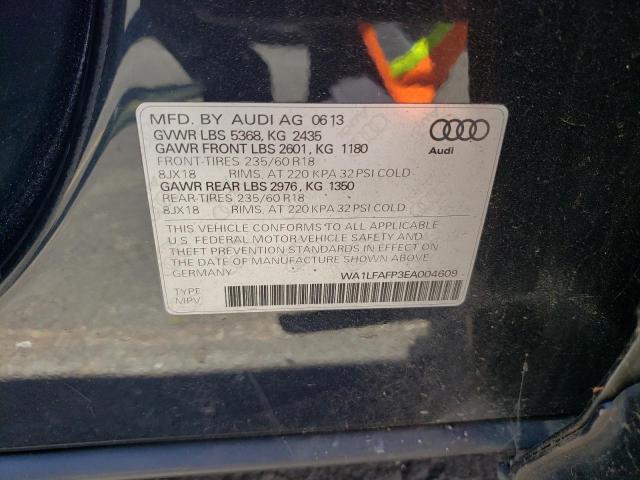 VIN WA1LFAFP3EA004609 2014 Audi Q5, Premium Plus no.12