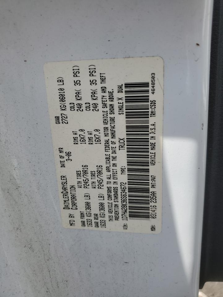 1D7HW28K96S634672 2006 Dodge Dakota Quad