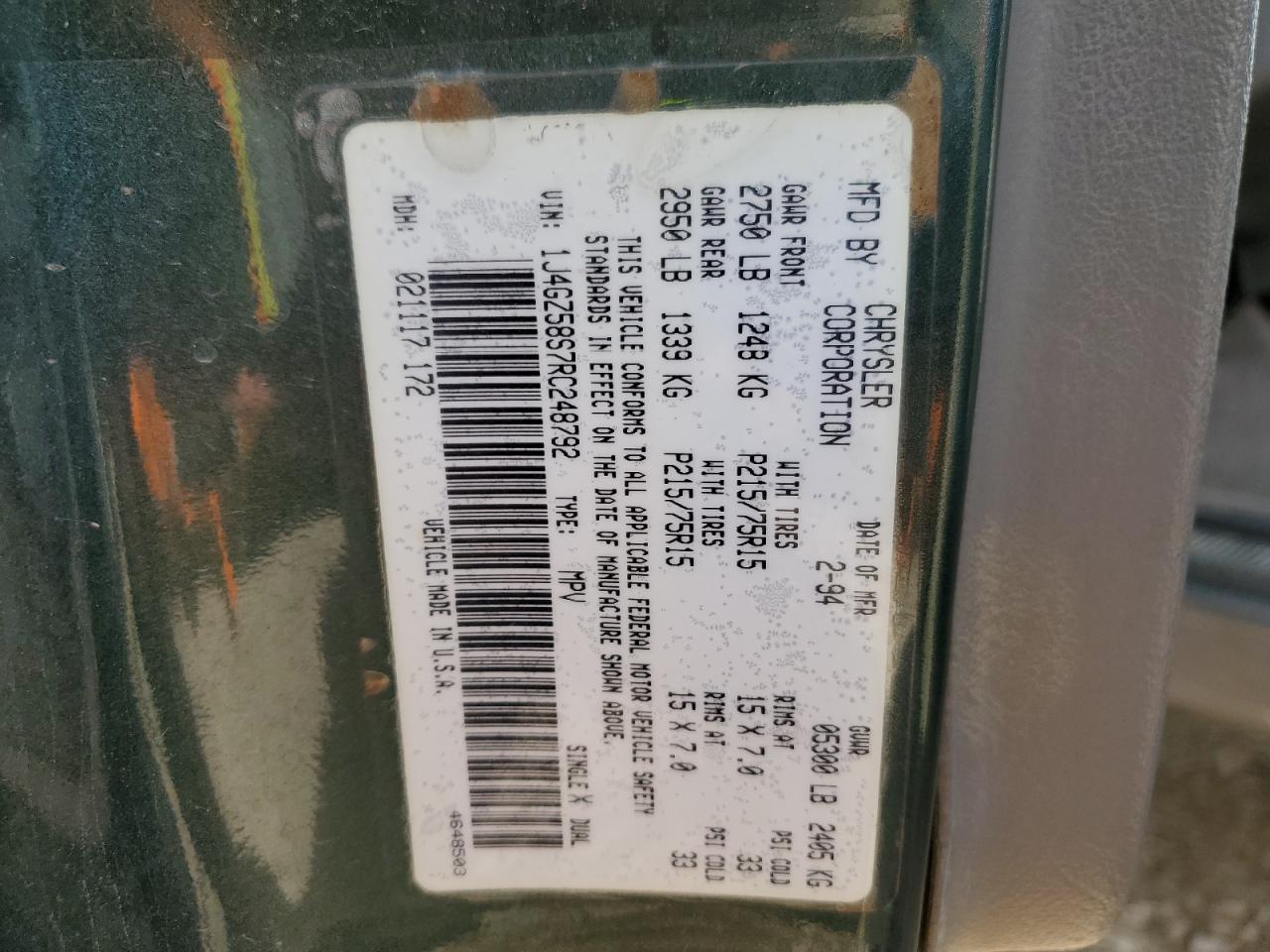 1J4GZ58S7RC248792 1994 Jeep Grand Cherokee Laredo