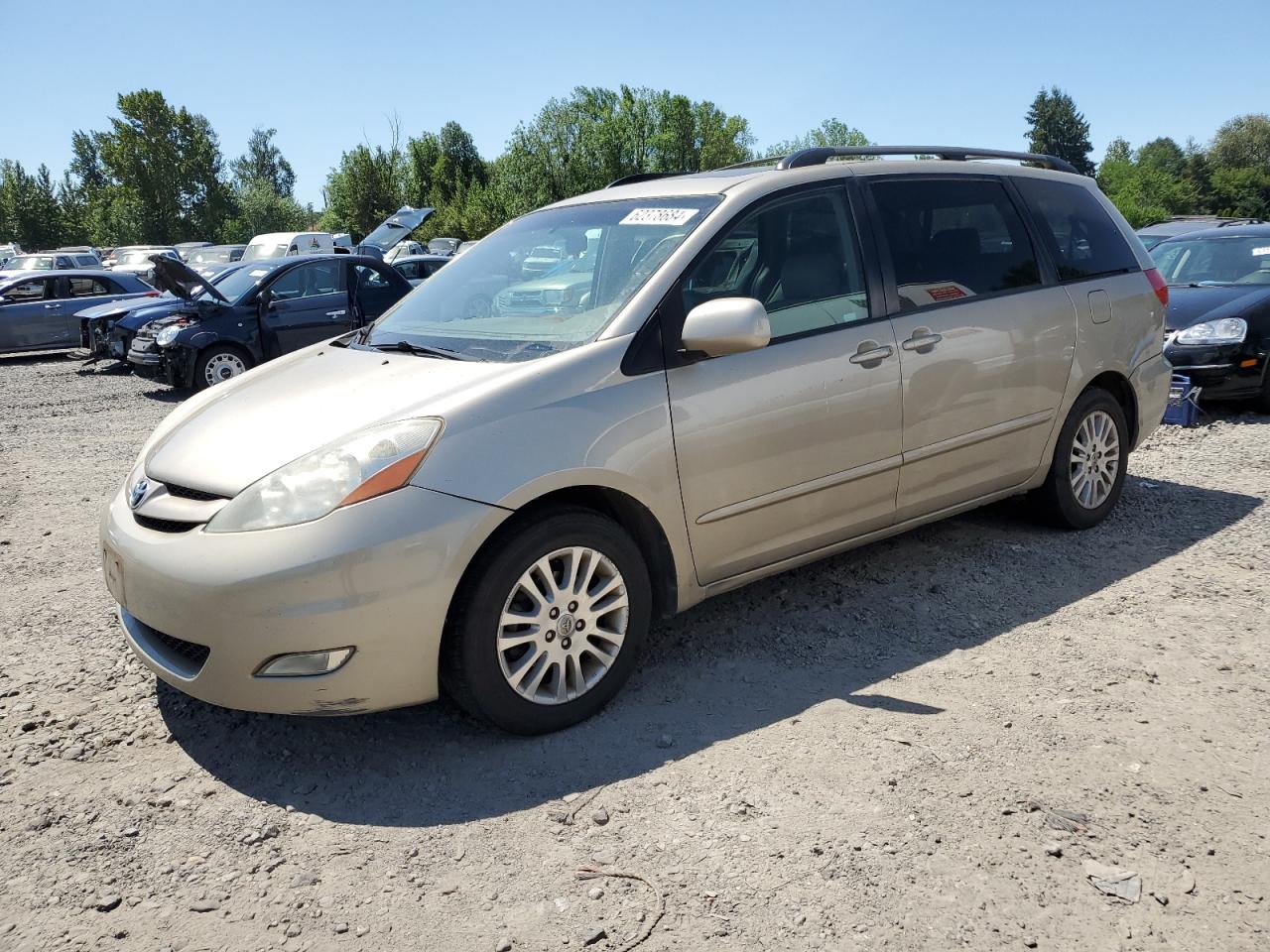 Lot #2955221600 2008 TOYOTA SIENNA XLE