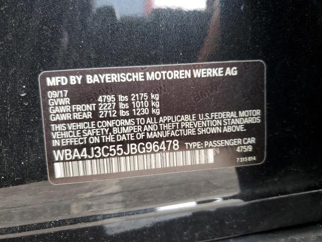 VIN WBA4J3C55JBG96478 2018 BMW 4 Series, 430XI Gran... no.13