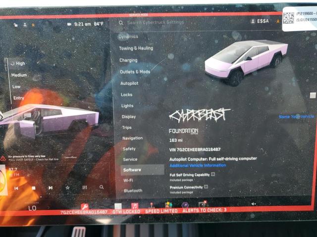 2024 TESLA CYBERTRUCK 7G2CEHEE8RA016487