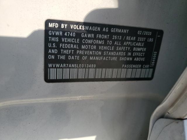 2020 VOLKSWAGEN ARTEON SE - WVWAR7AN5LE013489