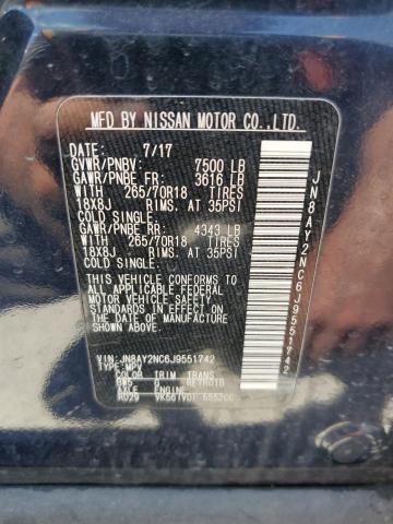 2018 NISSAN ARMADA SV - JN8AY2NC6J9551742