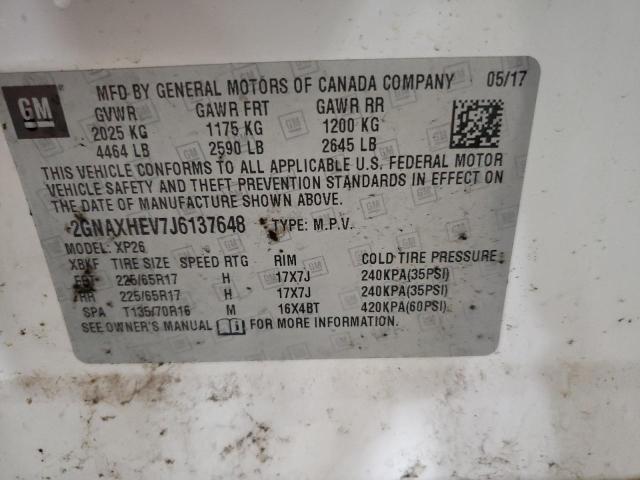 2018 CHEVROLET EQUINOX LS - 2GNAXHEV7J6137648
