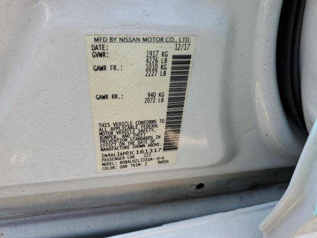 2018 NISSAN ALTIMA 2.5 - 1N4AL3AP0JC161317