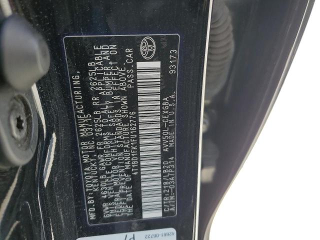 VIN 4T1BD1FK1FU162776 2015 Toyota Camry, Hybrid no.13