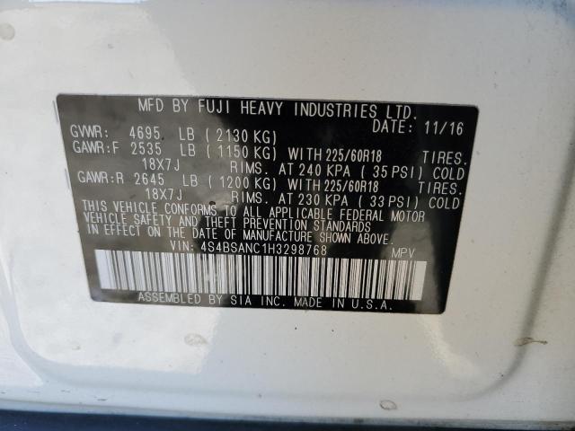 2017 Subaru Outback 2.5I Limited VIN: 4S4BSANC1H3298768 Lot: 61522914