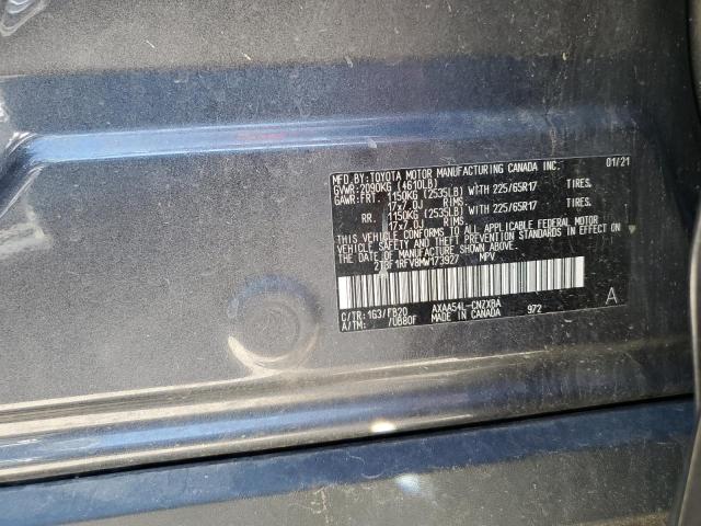 2021 TOYOTA RAV4 LE - 2T3F1RFV8MW173927