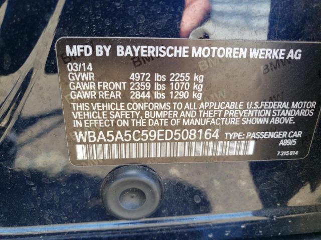 VIN WBA5A5C59ED508164 2014 BMW 5 Series, 528 I no.12