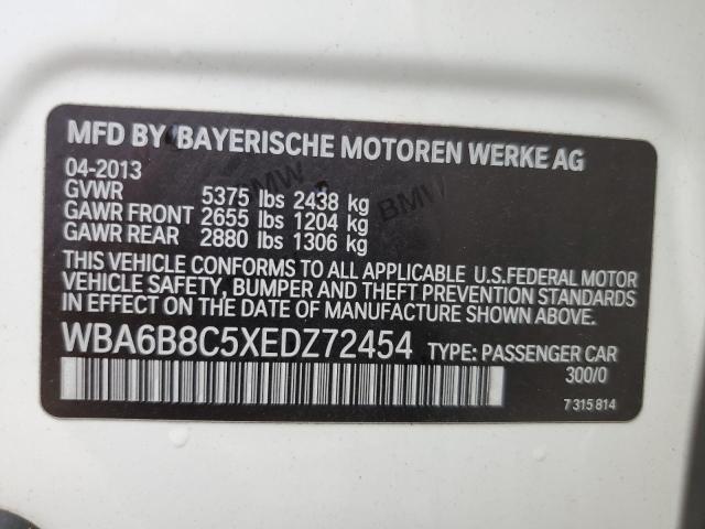 VIN WBA6B8C5XEDZ72454 2014 BMW 6 Series, 640 Xi Gra... no.12