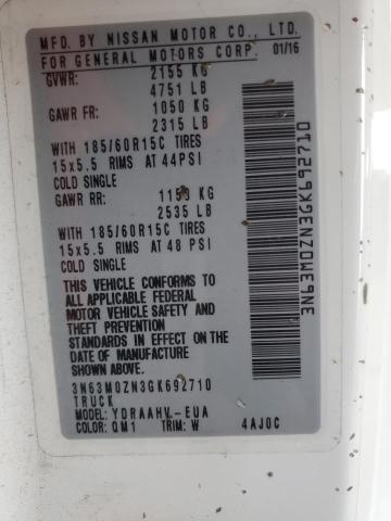 2016 CHEVROLET CITY EXPRE - 3N63M0ZN3GK692710