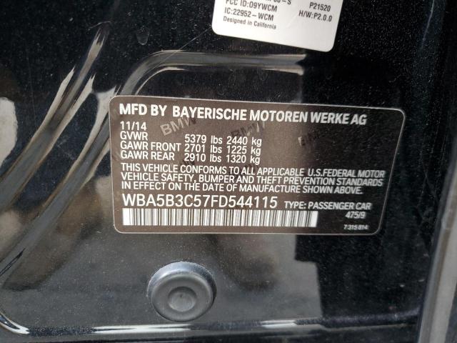 VIN WBA5B3C57FD544115 2015 BMW 5 Series, 535 XI no.12