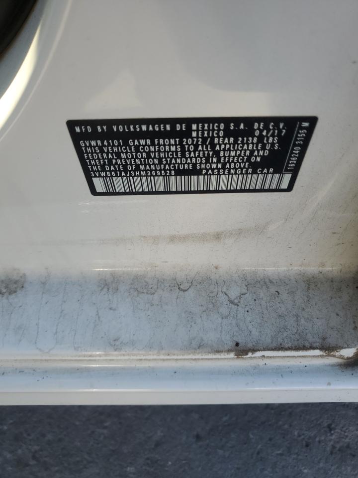 3VWB67AJ3HM369528 2017 Volkswagen Jetta Se