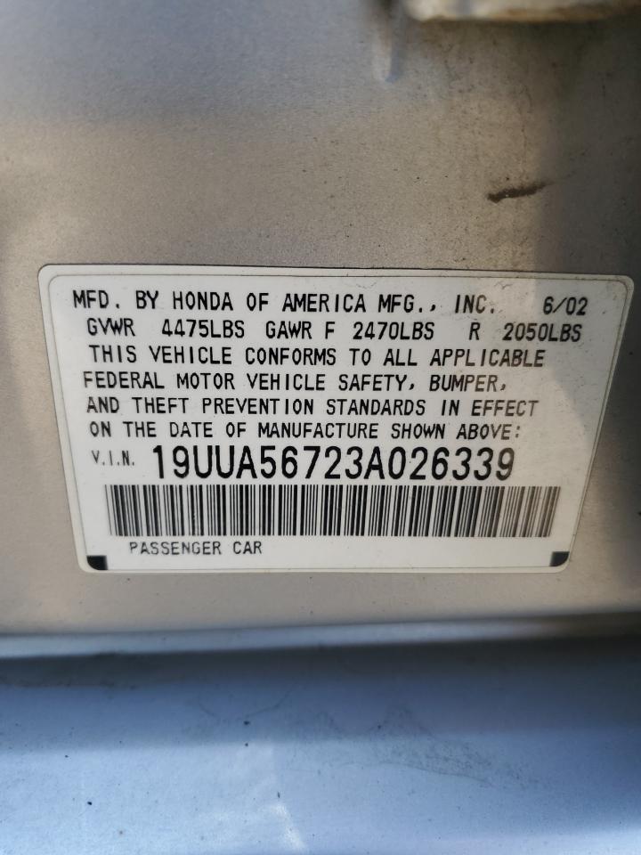 19UUA56723A026339 2003 Acura 3.2Tl