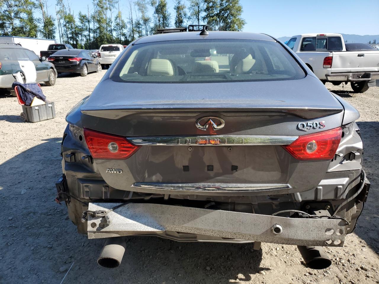 JN1FV7AR3GM450720 2016 Infiniti Q50 Red Sport 400