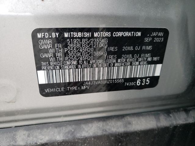 2024 MITSUBISHI OUTLANDER - JA4J3VA80RZ015565