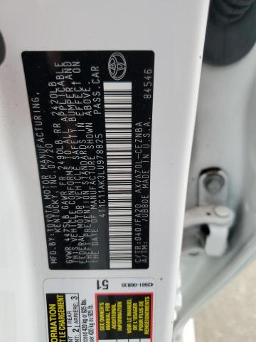 2020 TOYOTA CAMRY LE - 4T1C11AK3LU978825