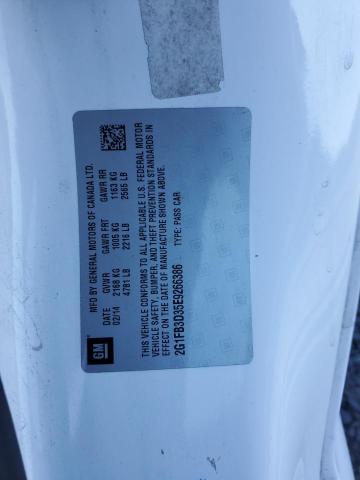 2014 Chevrolet Camaro Lt VIN: 2G1FB3D35E9266386 Lot: 60993334