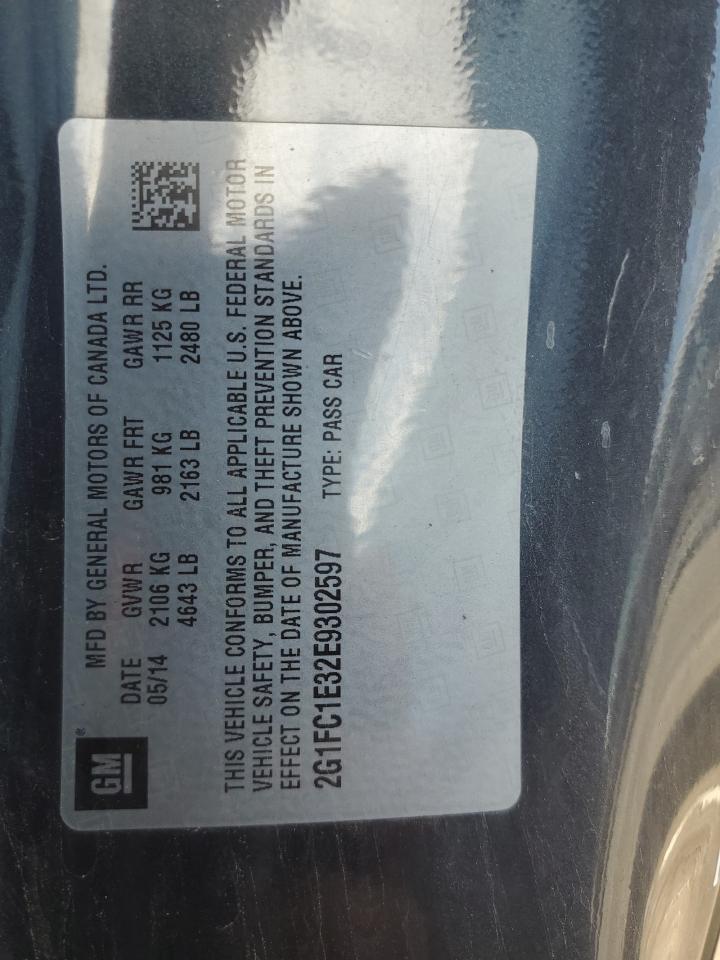 2G1FC1E32E9302597 2014 Chevrolet Camaro Lt