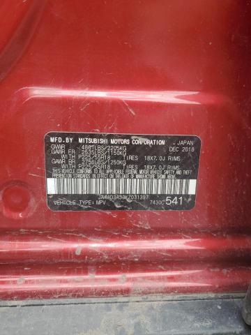 2019 Mitsubishi Outlander Se VIN: JA4AD3A33KZ031397 Lot: 61818374