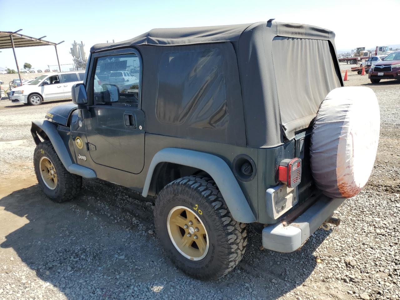 JEEP WRANGLER / 2006 teal  gas 1J4FA49SX6P736733 photo #3