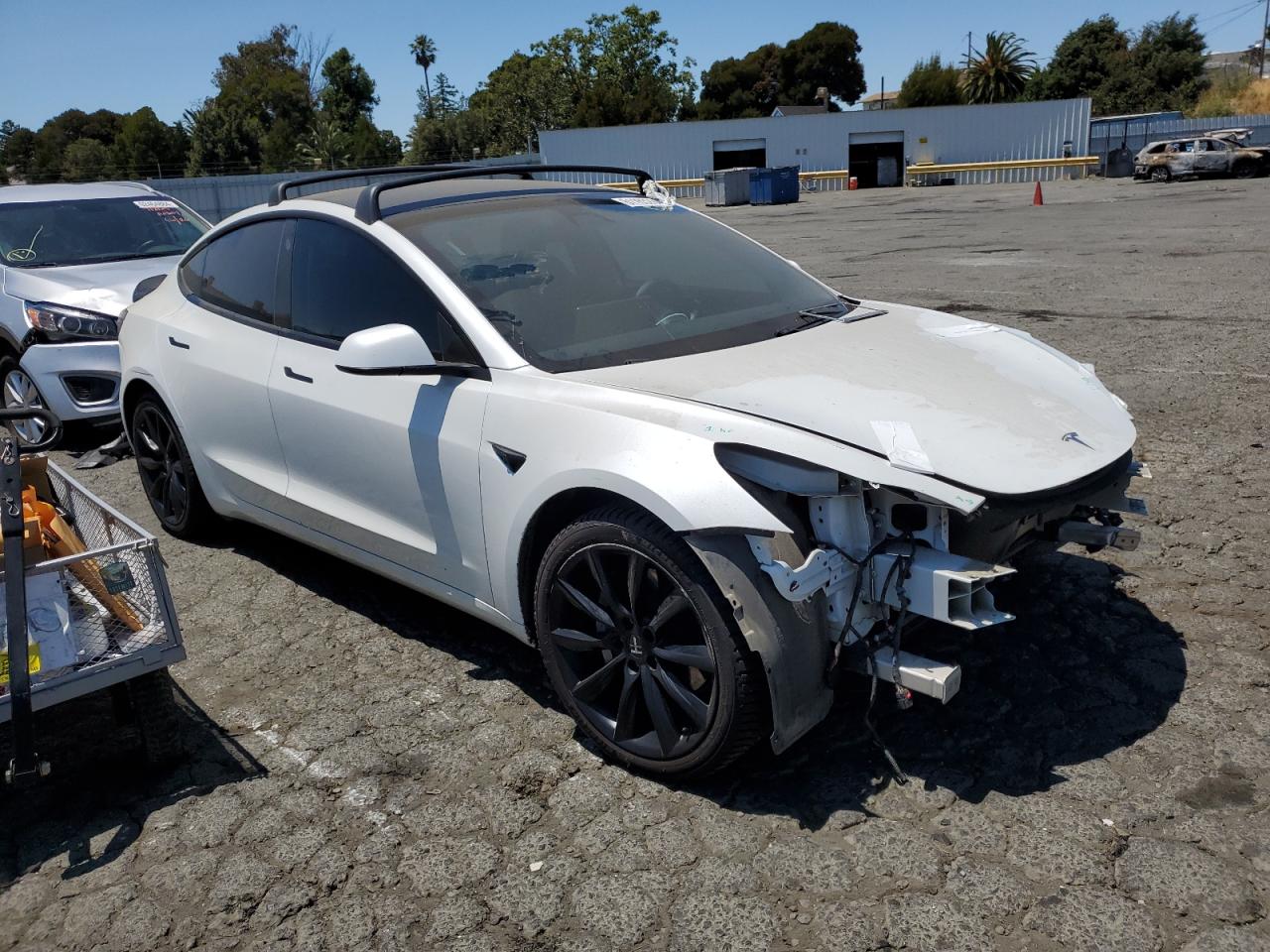 5YJ3E1EB3MF998120 Tesla Model 3 2021. Фото: 3