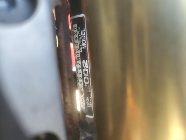 2002 HONDA CB900 F JH2SC48142M000428