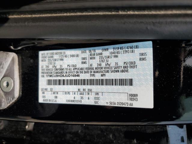 VIN 1FMCU9HD8JUD16846 2018 FORD ESCAPE no.13