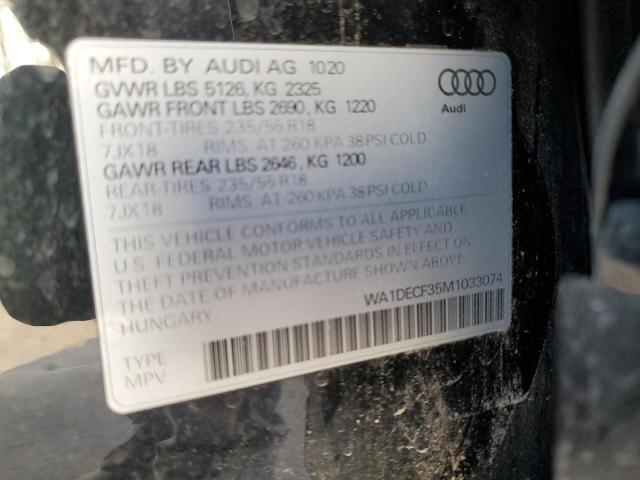 2021 AUDI Q3 PREMIUM - WA1DECF35M1033074