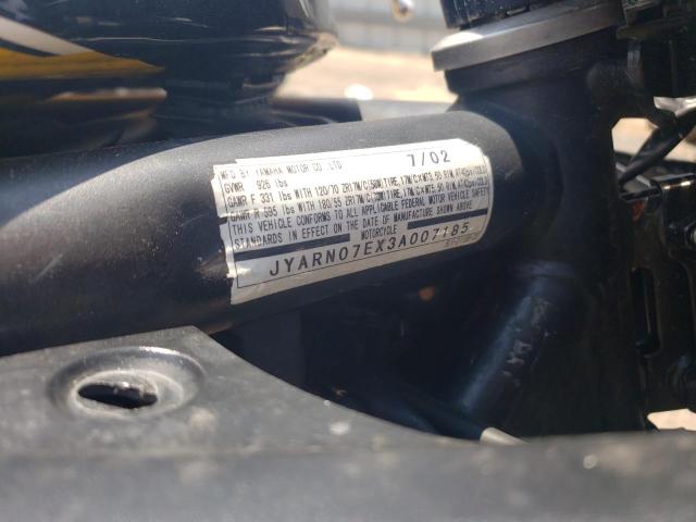 2003 YAMAHA FZS10 JYARN07EX3A007185