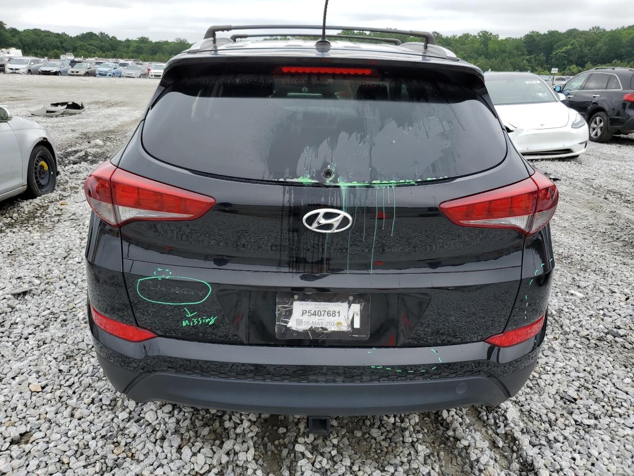 2016 Hyundai Tucson Limited vin: KM8J33A43GU222982