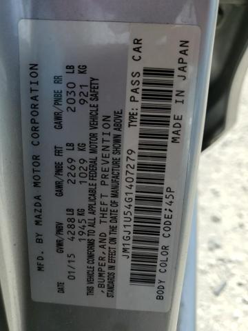 2016 Mazda 6 Sport VIN: JM1GJ1U54G1407279 Lot: 61547644