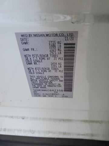 2020 Nissan Pathfinder Sv VIN: 5N1DR2BNXLC642350 Lot: 62249864