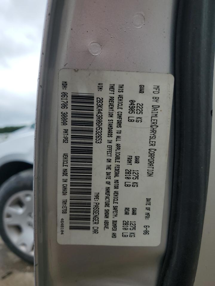 2B3KA43R06H532653 2006 Dodge Charger Se