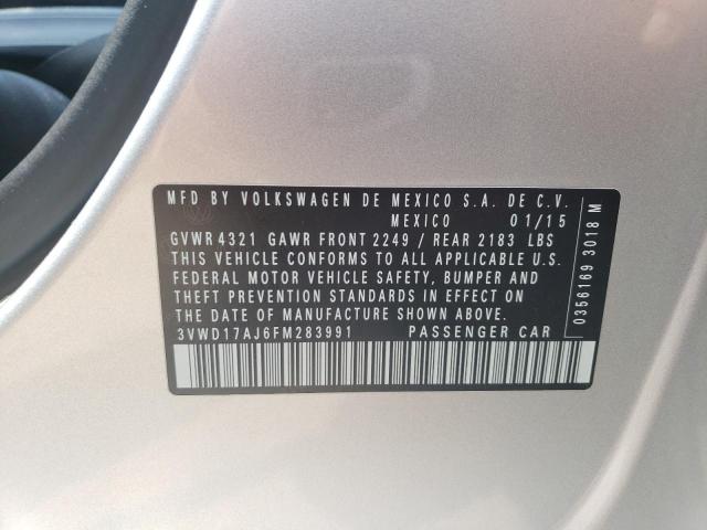 2015 VOLKSWAGEN JETTA SE - 3VWD17AJ6FM283991