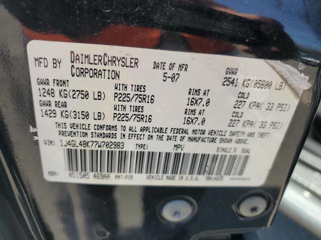 1J4GL48K77W702983 2007 Jeep Liberty Sport