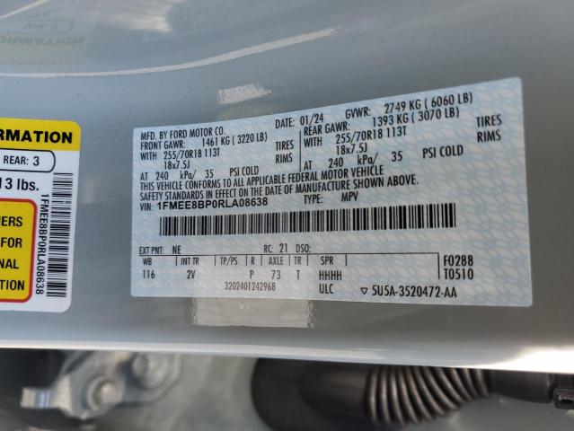 2024 FORD BRONCO OUT 1FMEE8BP0RLA08638