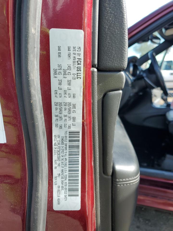 1C4RJFBT3KC815843 2019 Jeep Grand Cherokee Limited