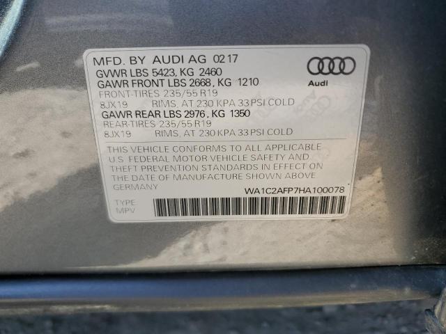 VIN WA1C2AFP7HA100078 2017 Audi Q5, Premium no.13