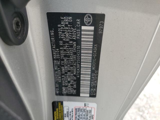 4T1CA38P25U045210 2005 Toyota Camry Solara Se