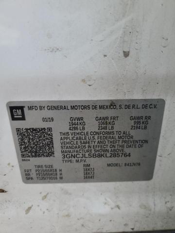 2019 CHEVROLET TRAX 1LT - 3GNCJLSB8KL285764