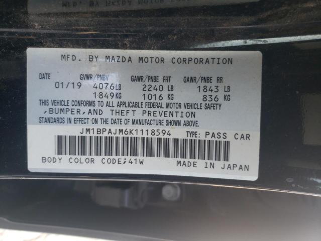 2019 MAZDA 3 - JM1BPAJM6K1118594