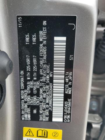 2016 Lexus Nx 200T Base VIN: JTJYARBZXG2026469 Lot: 62360034